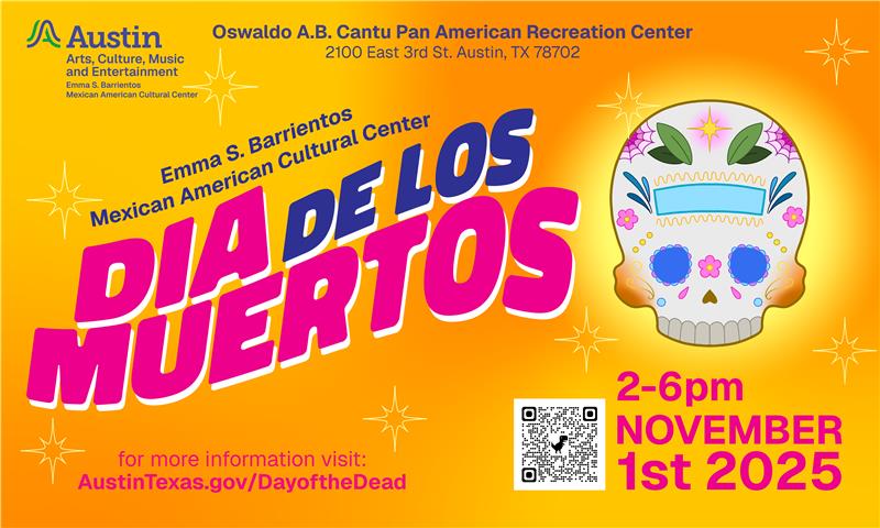 Austin's Day of the Dead, Dia De Los Muertos Festival graphic banner