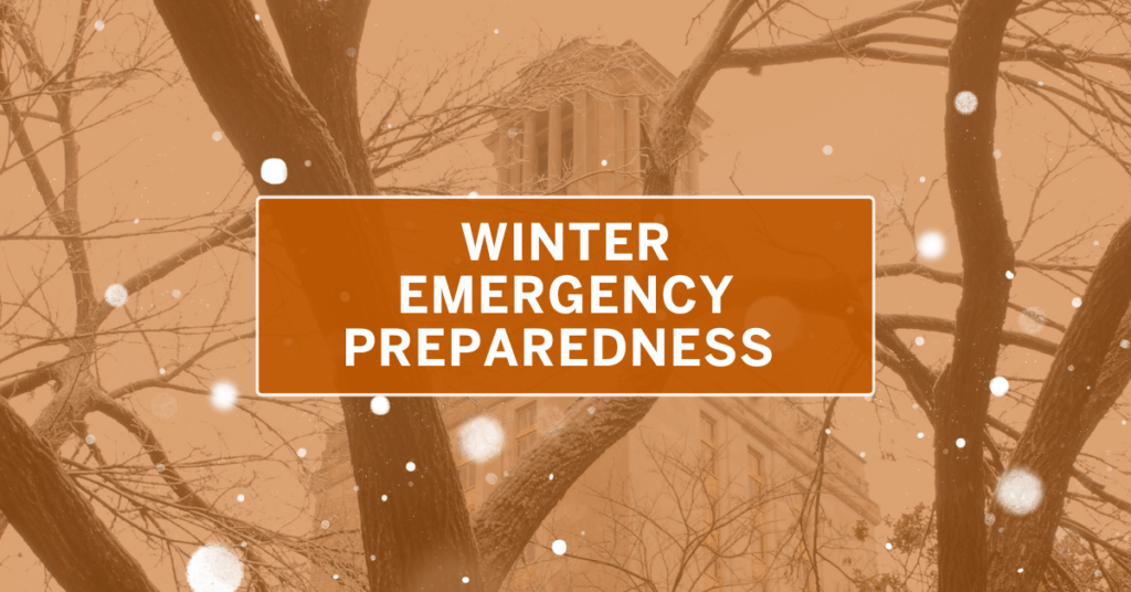 winter emergency preparedness banner