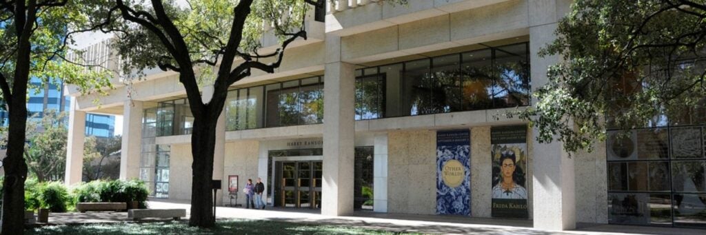 The UT Austin Harry Ransom Center as seen from the outside